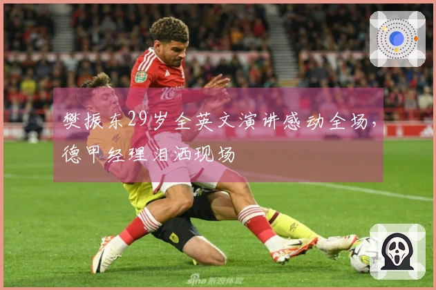 樊振东29岁全英文演讲感动全场，德甲经理泪洒现场
